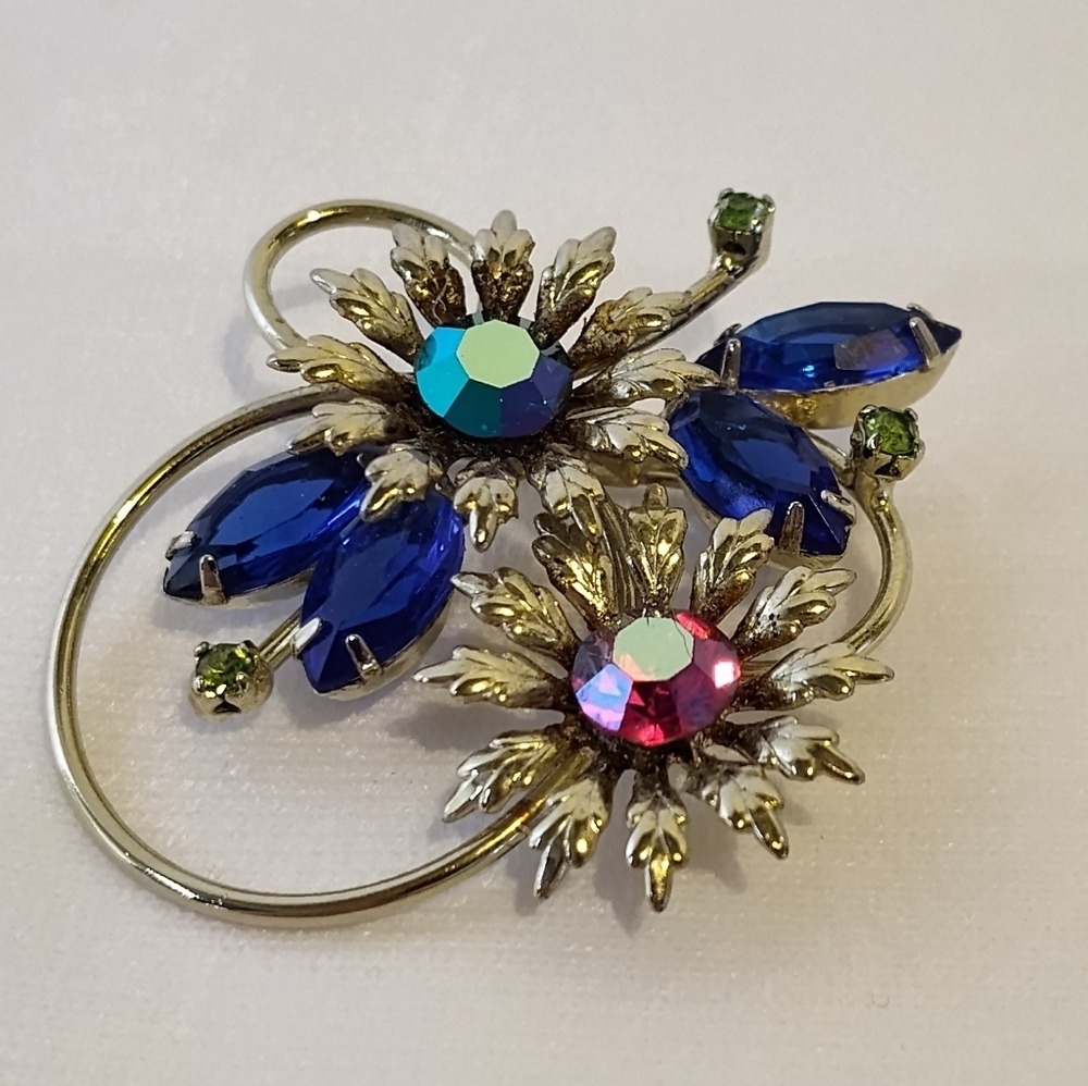 Vintage Uranium Flower Brooch HANDMADE - Picture 3 of 6